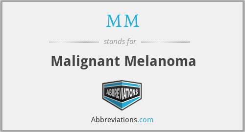 What does malignant melanoma stand for?